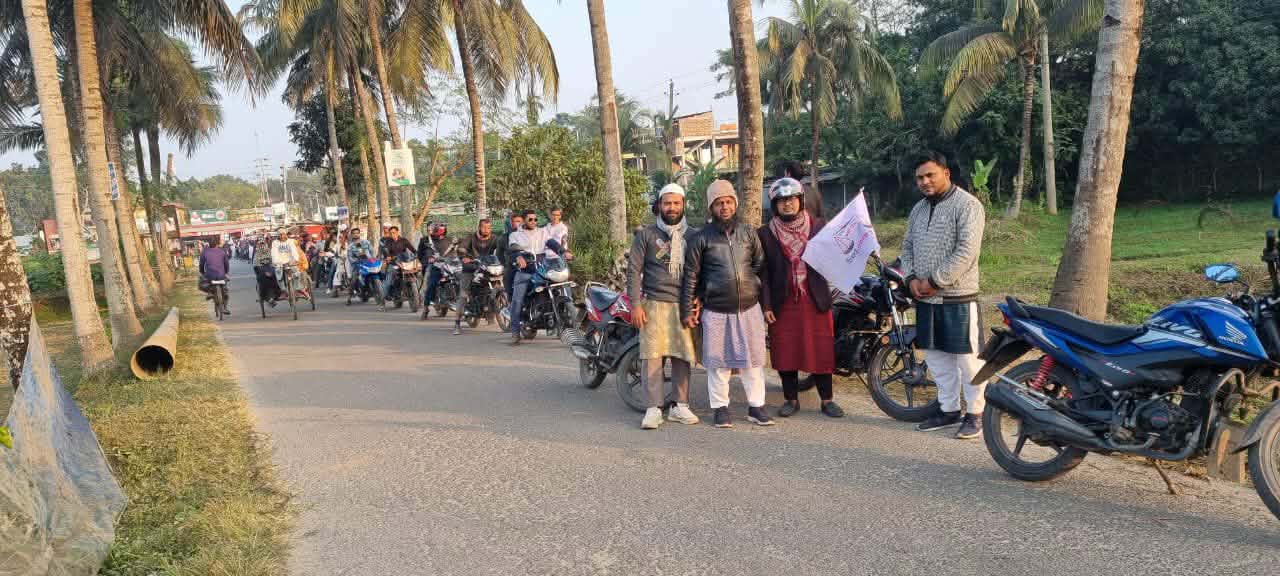 দিঘলিয়া উপজেলায় জামায়াতে ইসলামীর উদ্যোগে মোটরসাইকেলের শোডাউন
