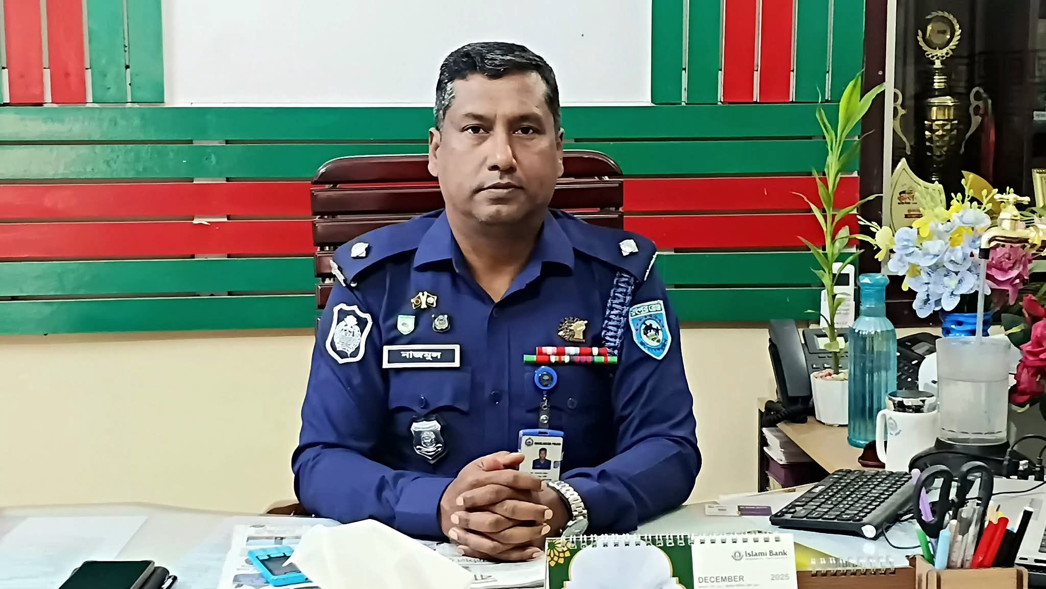 শান্তি শৃঙ্খলায় জলঢাকার মানুষ ফিরে এসেছে পুলিশের প্রতি আস্থা 