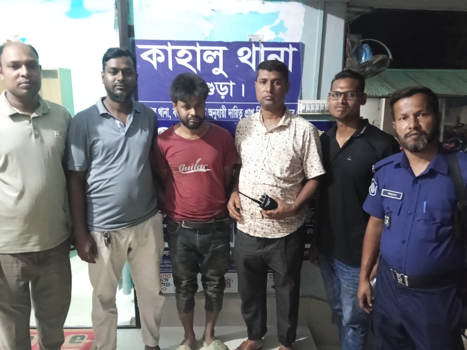 কাহালুতে মাদকবিরোধী অভিযানে টেপেন্টাডলসহ আটক ১, আগেও রয়েছে একাধিক মামলা