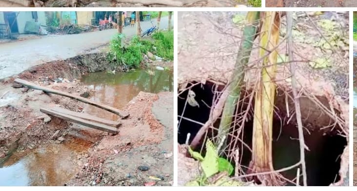 সেনবাগে ০২ দুইটি ভাঙা কালভার্টের কারনে জনদুর্ভোগে শিকার উত্তর জয়নগর গ্রামের মানুষ 